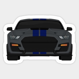 Shelby GT500 2020 Magnetic + Kona-Blue Stripes Sticker